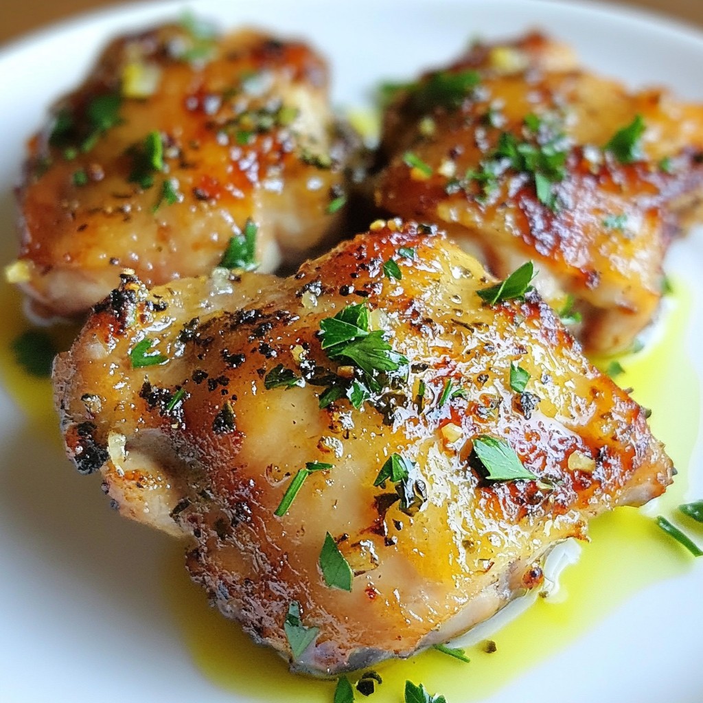 Savory Air Fryer Lemon Herb Chicken Thighs Recipe