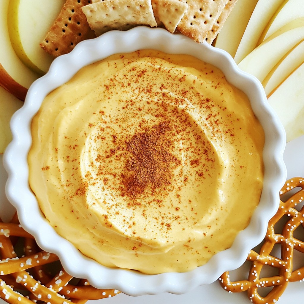 Pumpkin Spice Cheesecake Dip Creamy and Simple Recipe
