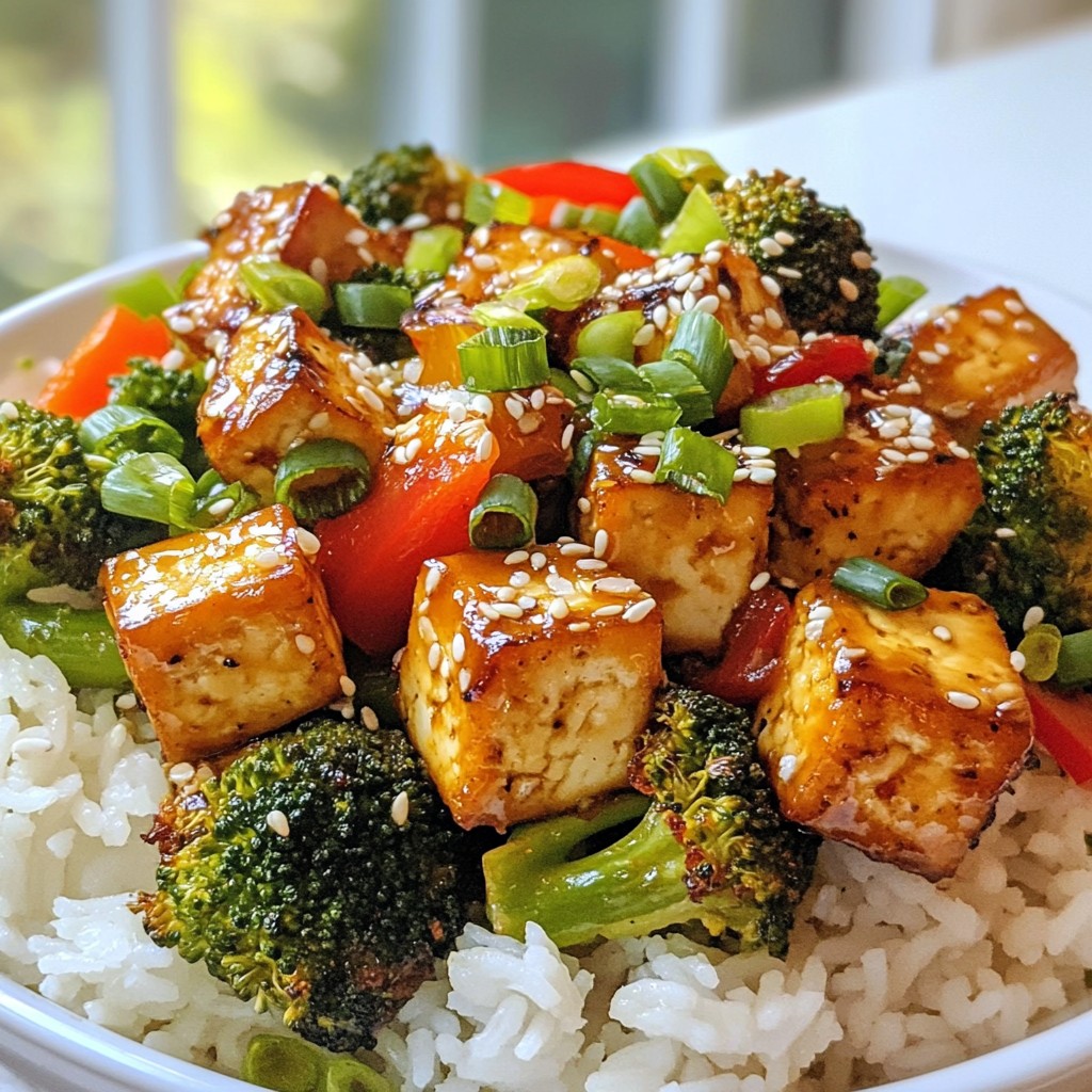 Sesame Ginger Tofu Flavorful and Healthy Recipe
