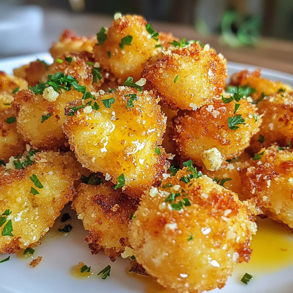 Savory Garlic Parmesan Chicken Bites Easy Recipe