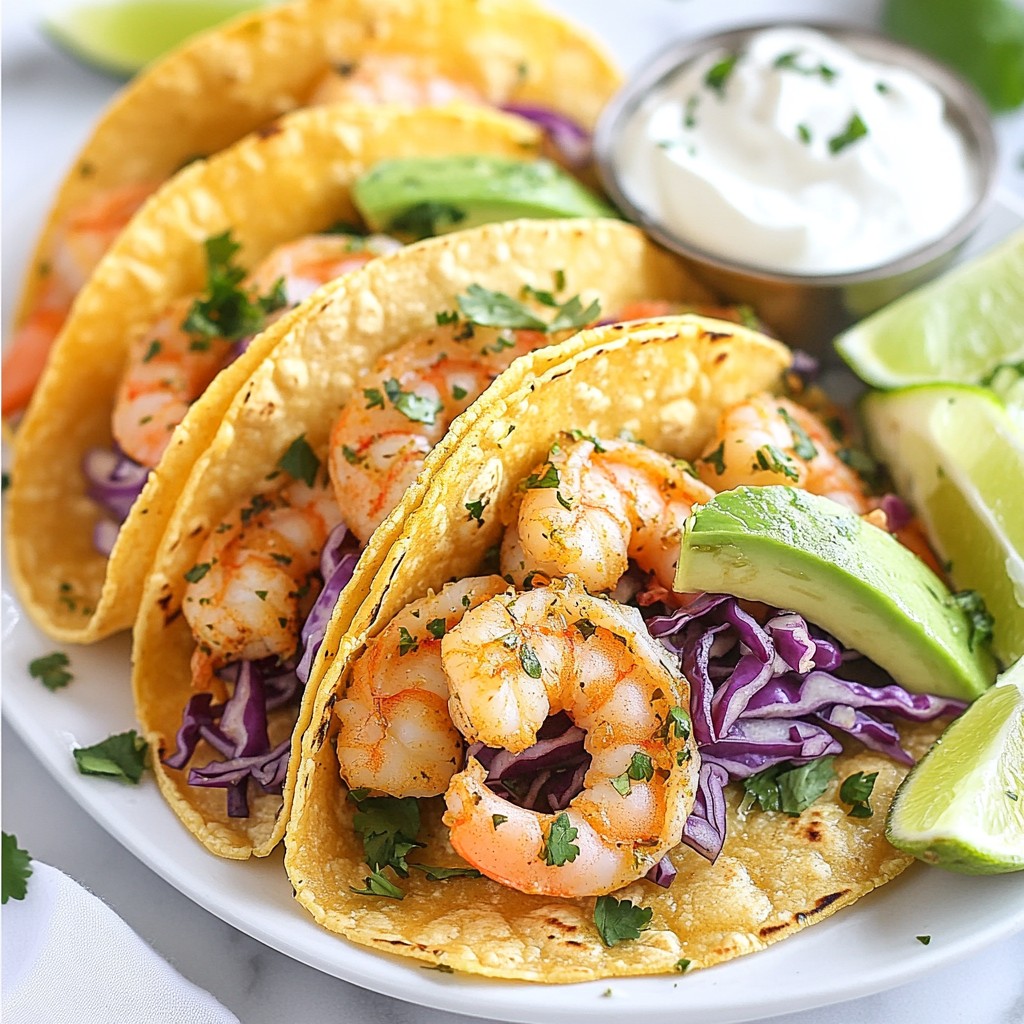 Cilantro Lime Shrimp Tacos Fresh and Flavorful Meal