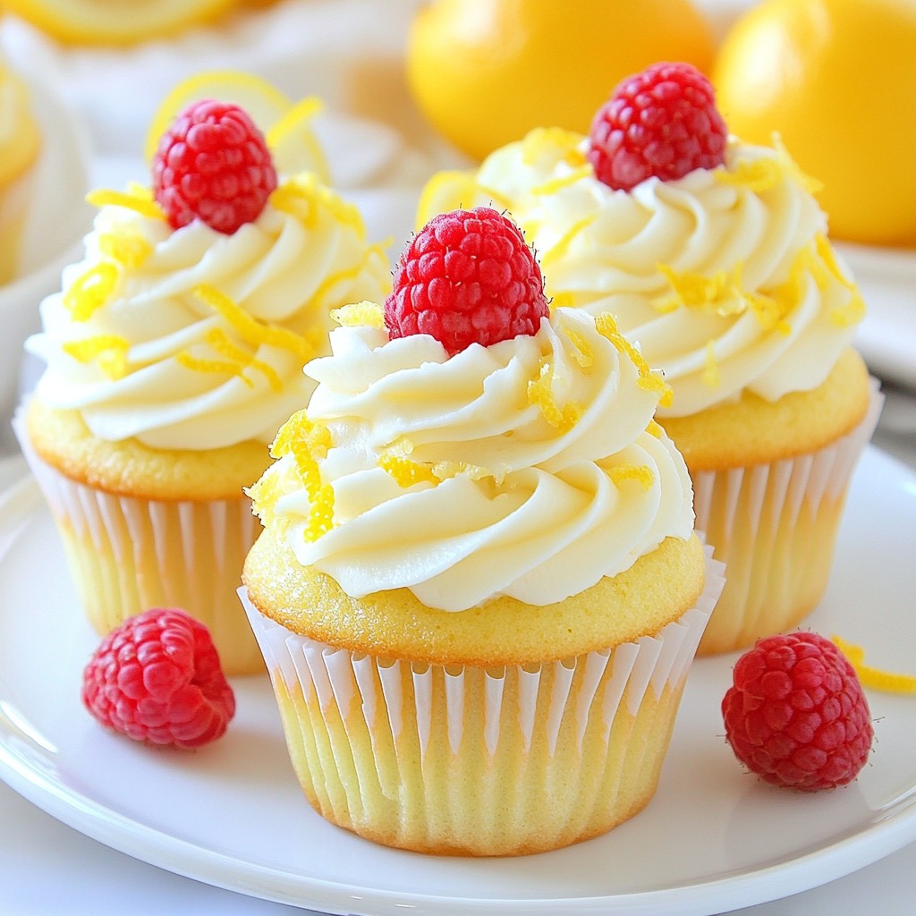 Raspberry Lemonade Cupcakes Fresh and Flavorful Treat