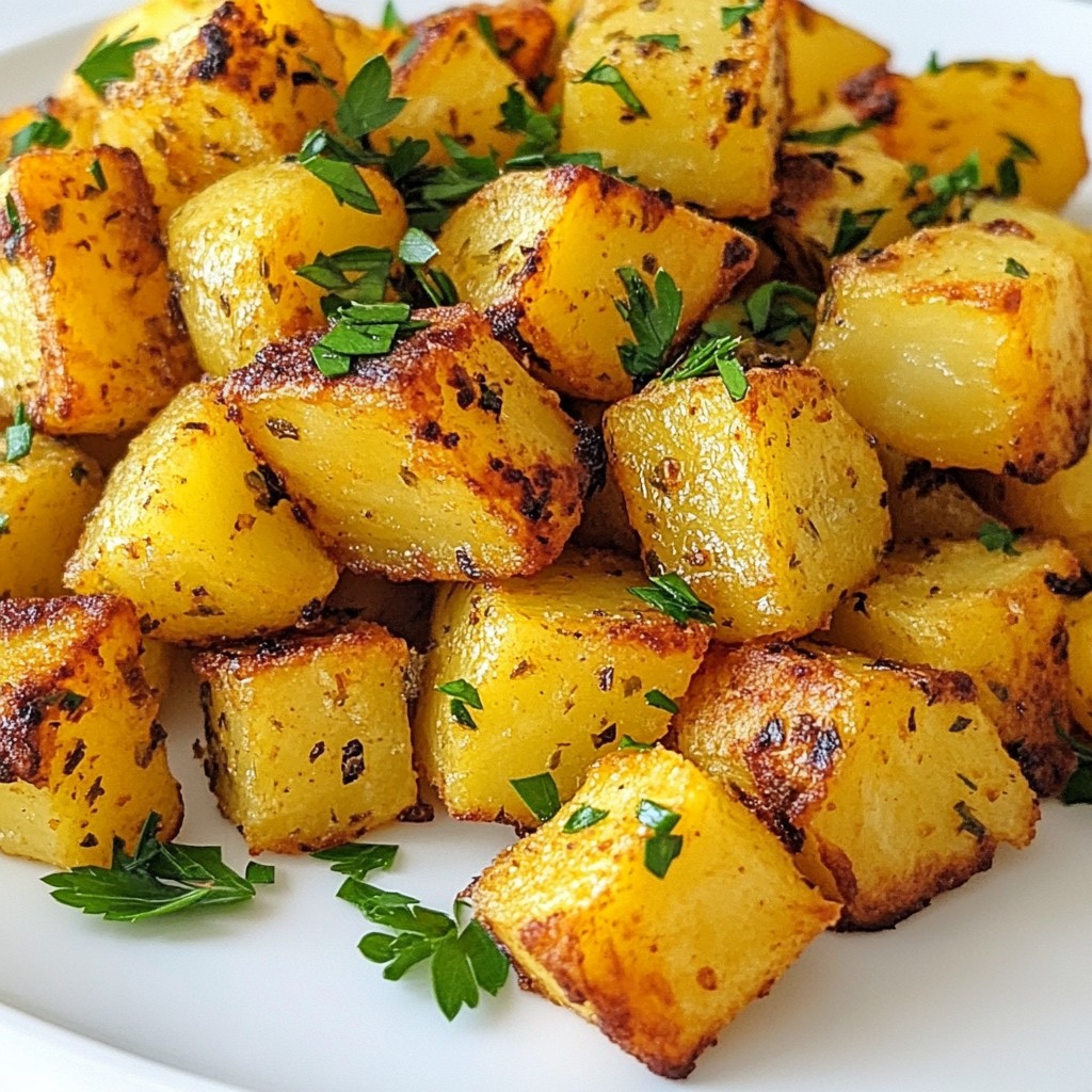 Air Fryer Herb Potato Cubes Tasty and Simple Recipe