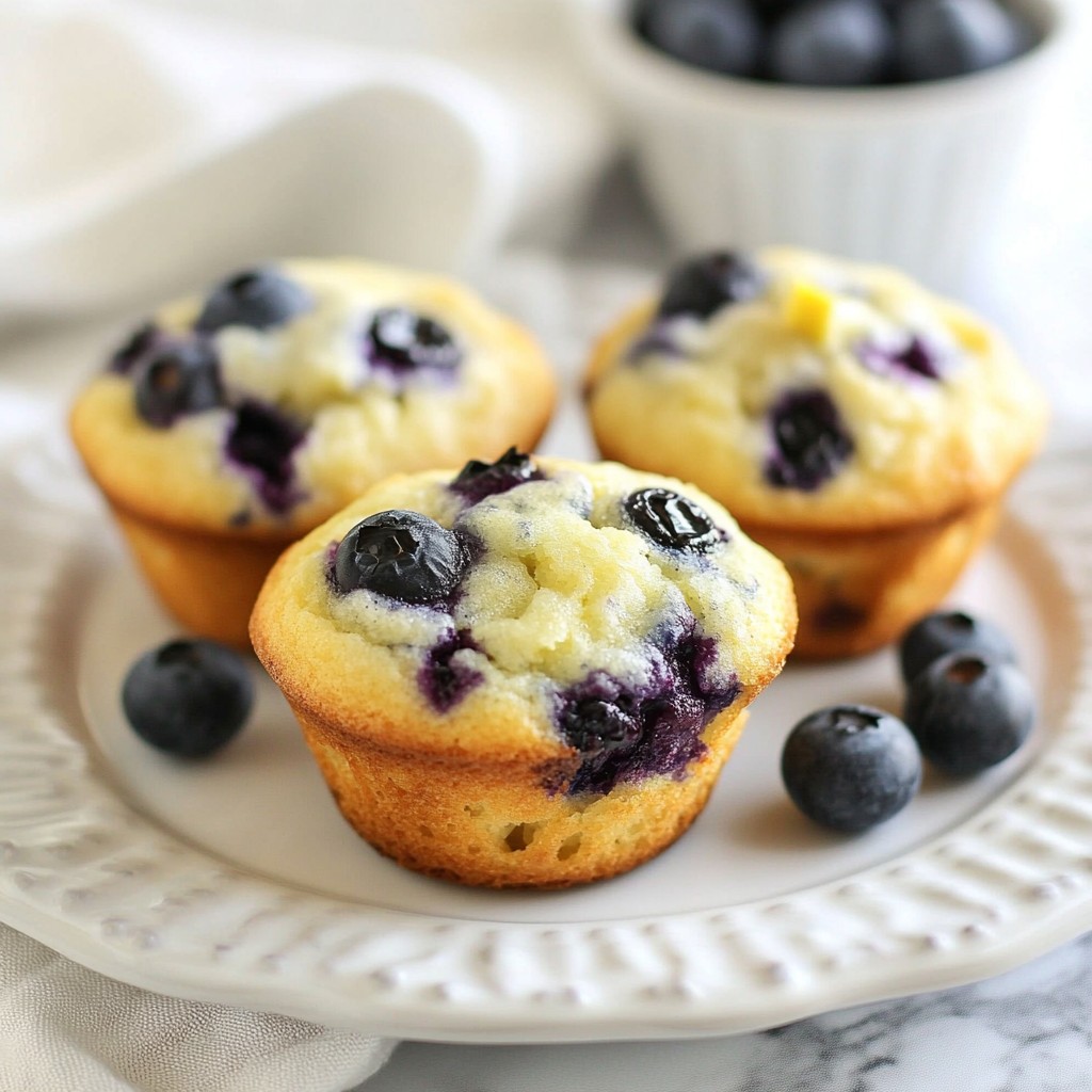 Light Air Fryer Blueberry Muffins Quick and Easy Bake