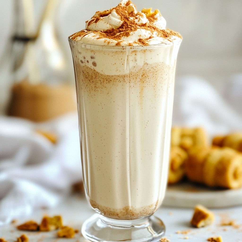 Cinnamon Roll Protein Shake Tasty and Healthy Drink