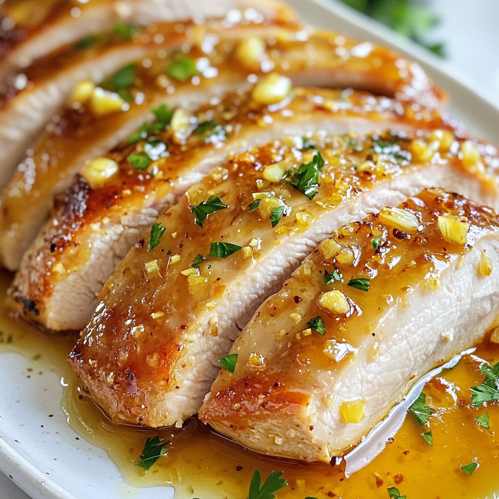 Honey Garlic Butter Turkey Tenderloin Simple Delight