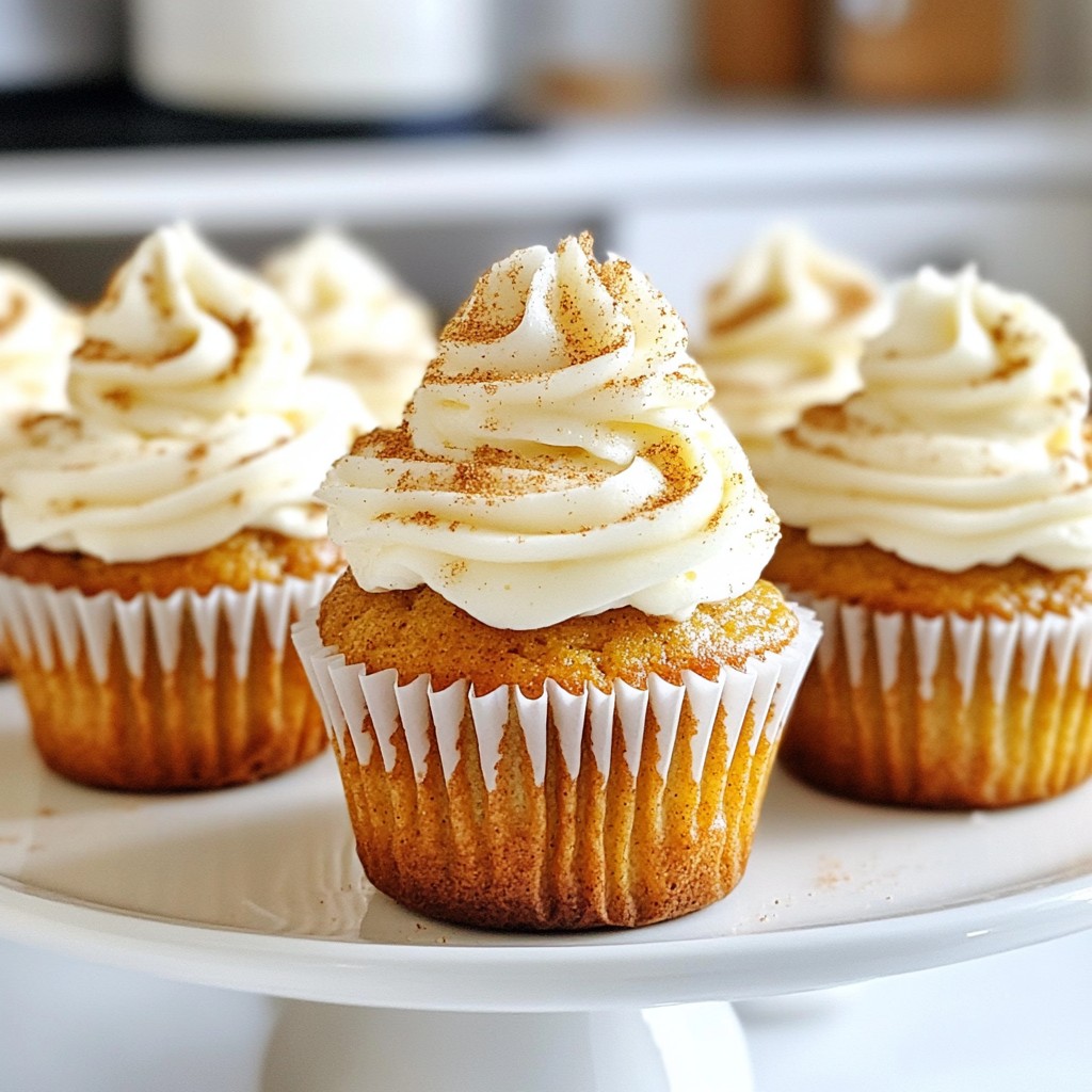 Pumpkin Spice Latte Cupcakes Tasty Fall Treat