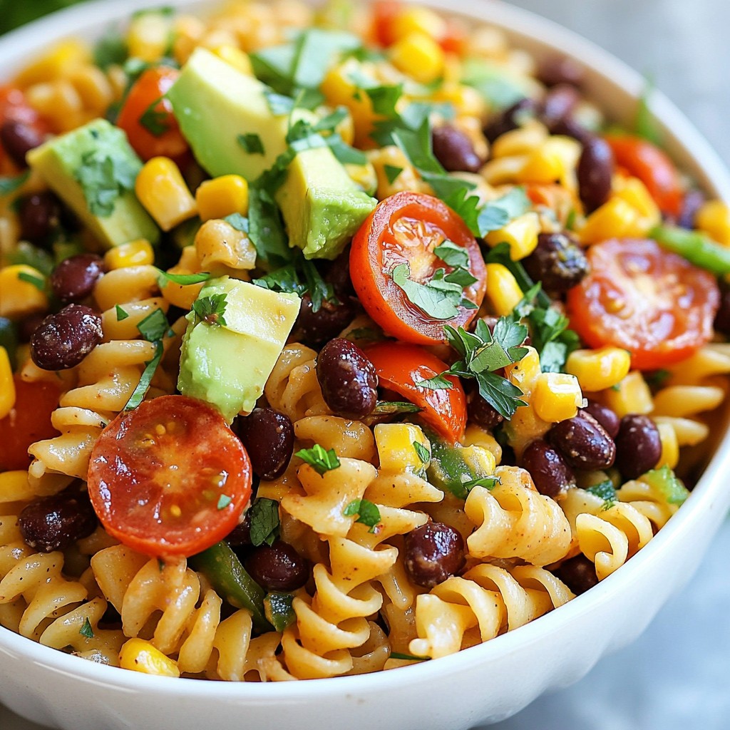 BBQ Ranch Pasta Salad Packed with Flavorful Goodness