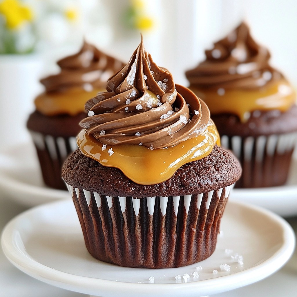 Irresistible Caramel Filled Chocolate Cupcakes Recipe