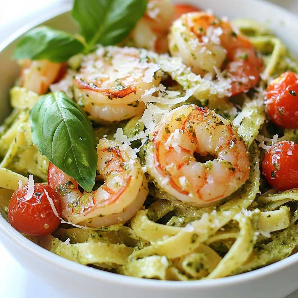 Pesto Shrimp Pasta Delightful and Simple Recipe