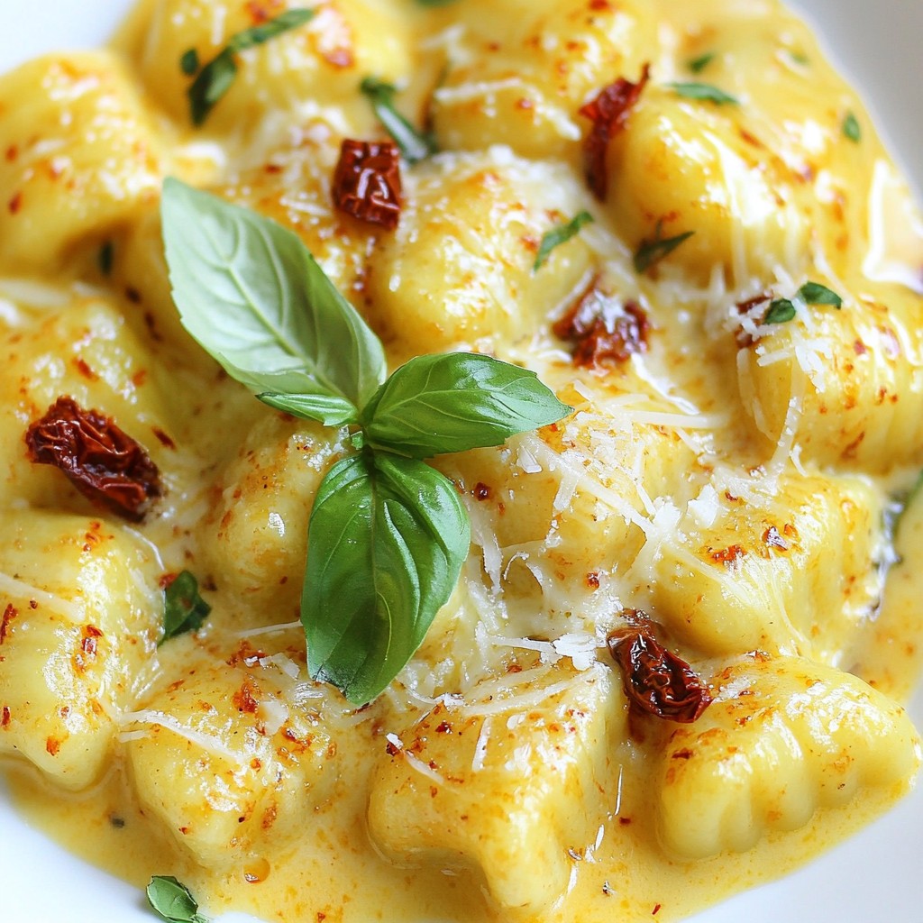 Creamy Sun Dried Tomato Gnocchi Savory Delight