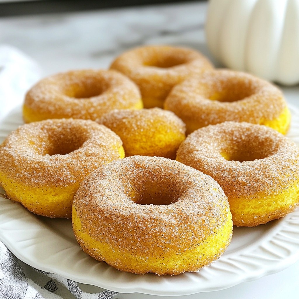 Cinnamon Sugar Pumpkin Donuts Irresistible Fall Treat