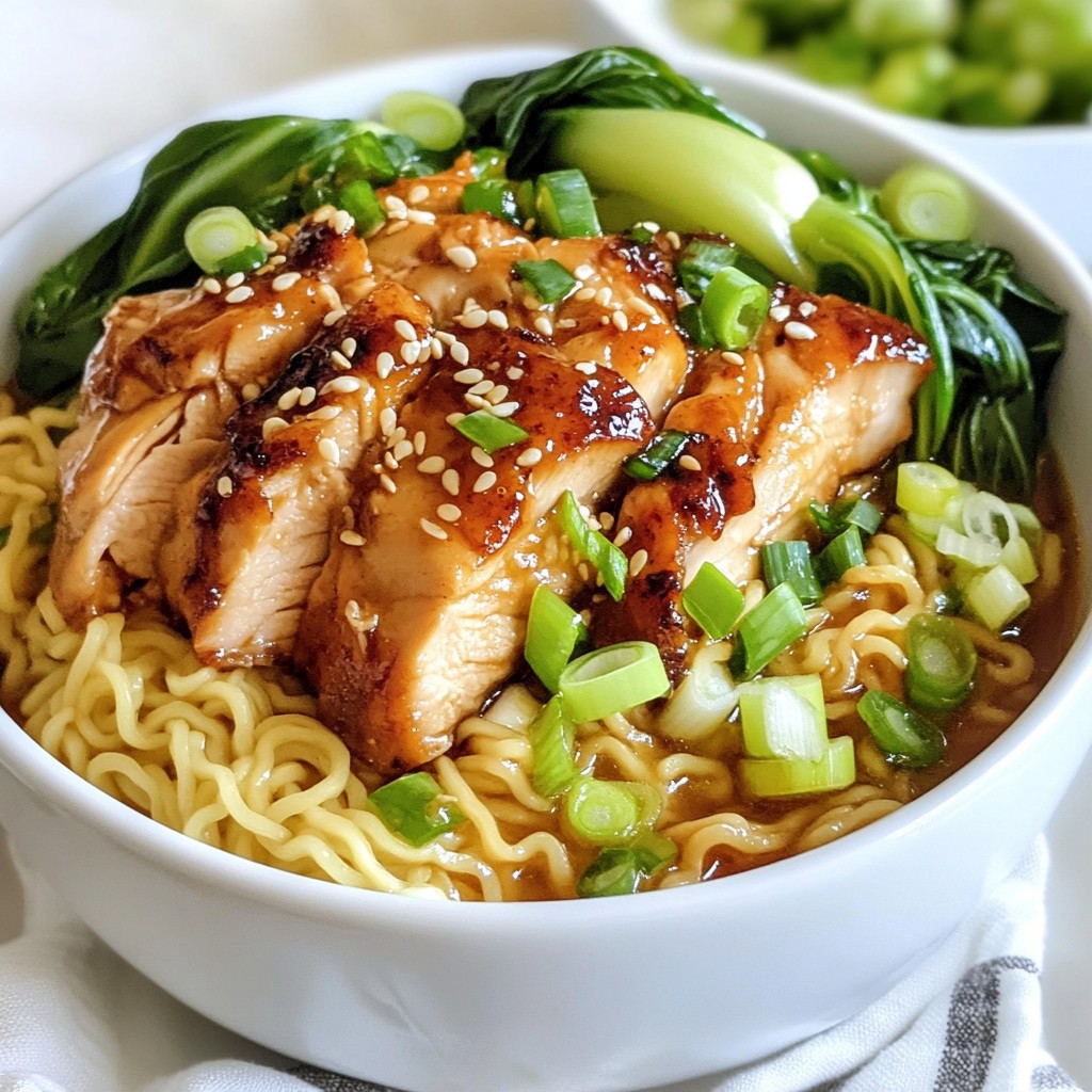 Honey Garlic Chicken Ramen Simple and Tasty Recipe