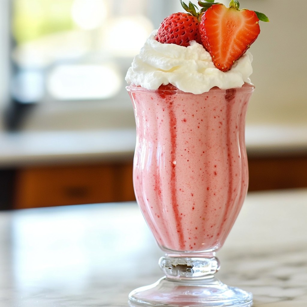 Strawberry Cheesecake Smoothie Creamy Healthy Delight