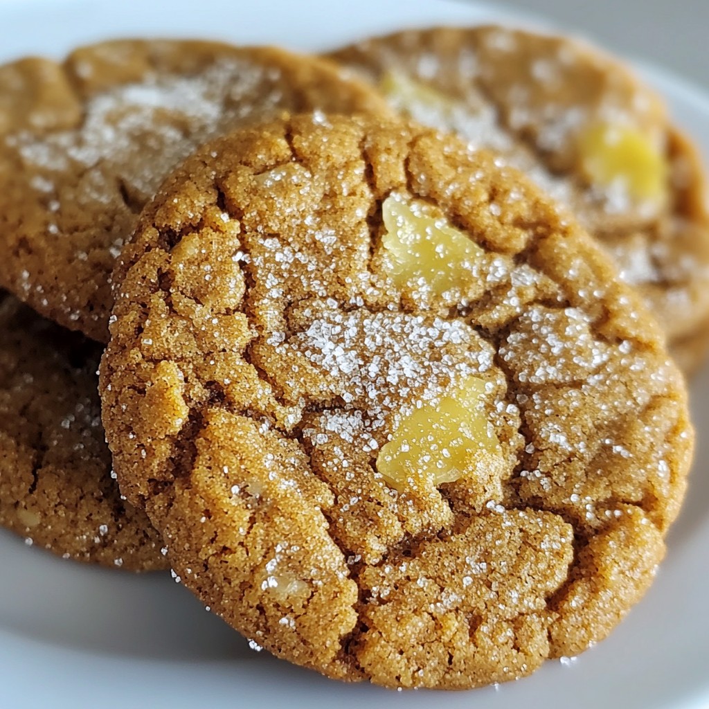 Chewy Ginger Molasses Cookies Delightful Holiday Treat