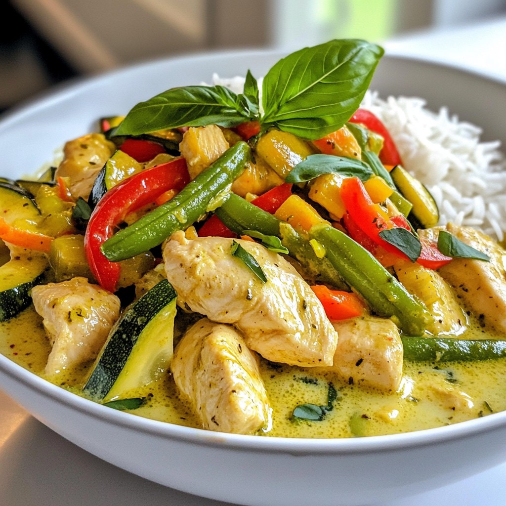Thai Green Curry Chicken Flavorful and Easy Recipe