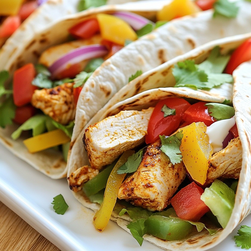Spicy Cajun Chicken Wraps Flavorful and Quick Meal