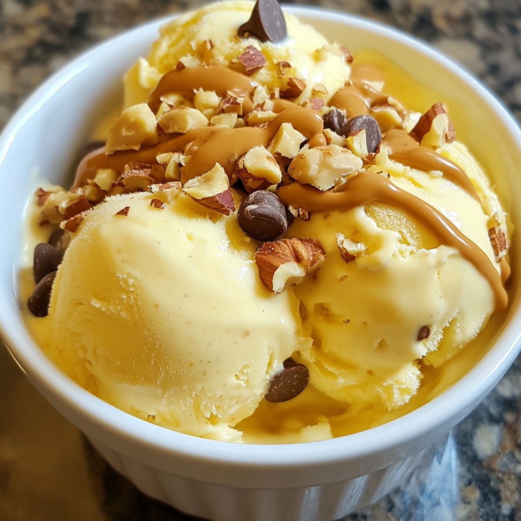 Peanut Butter Banana Ice Cream Creamy Treat Recipe