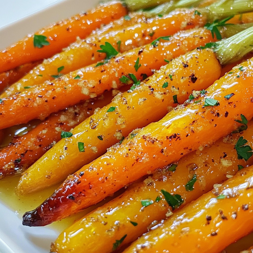 Honey Garlic Roasted Carrots Simple and Flavorful Dish