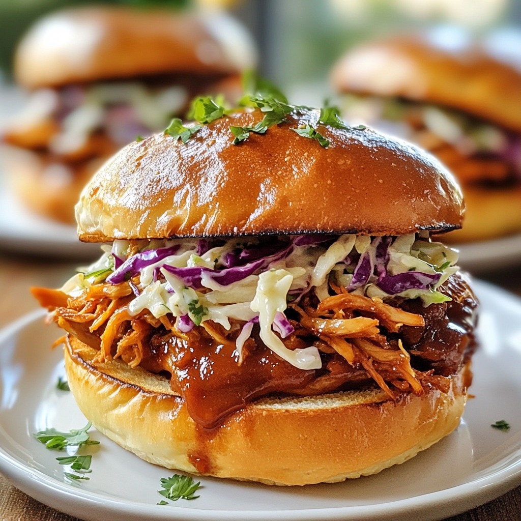 Vegan BBQ Jackfruit Sandwiches Tasty and Simple Meal