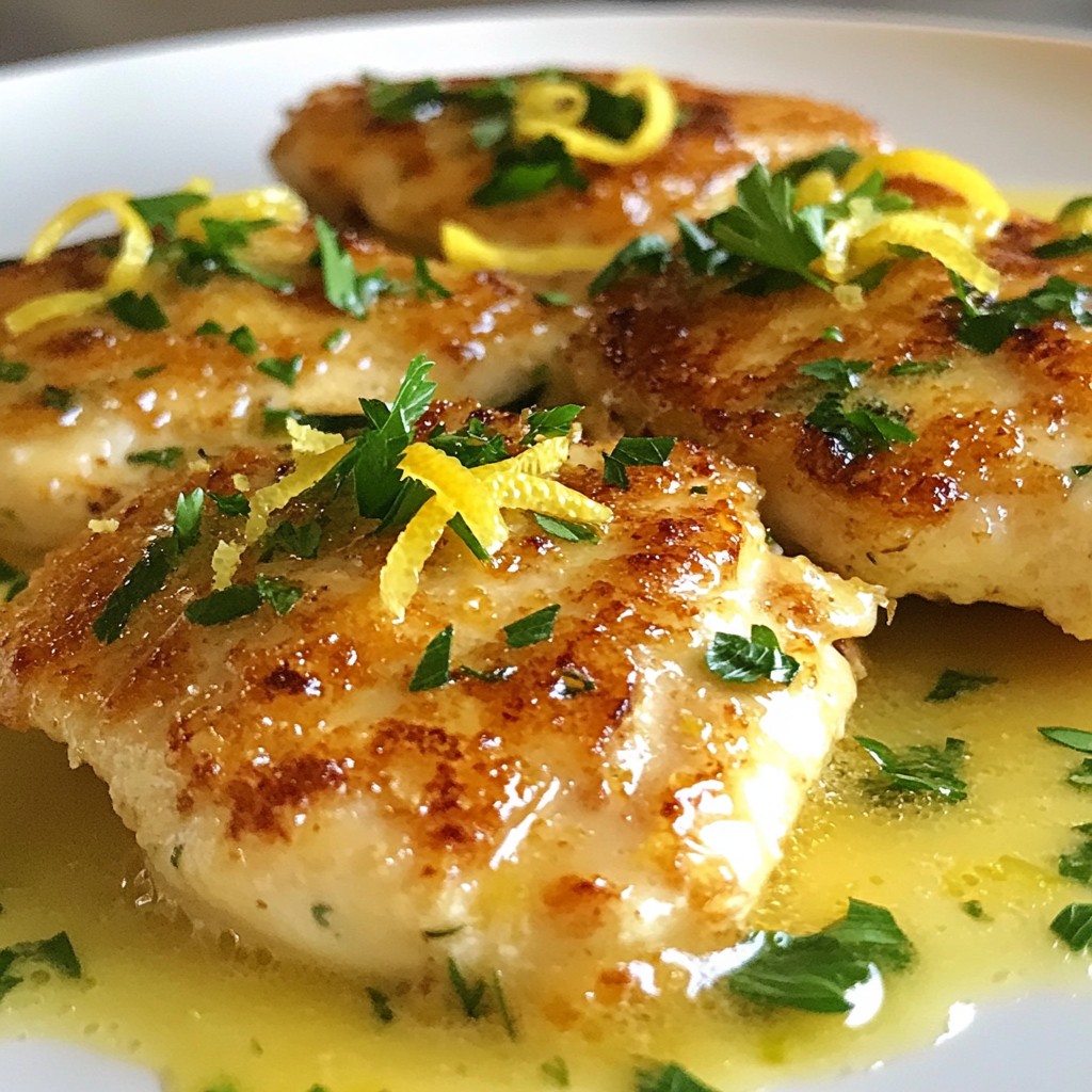 Creamy Lemon Parmesan Chicken Delightful Dinner Idea