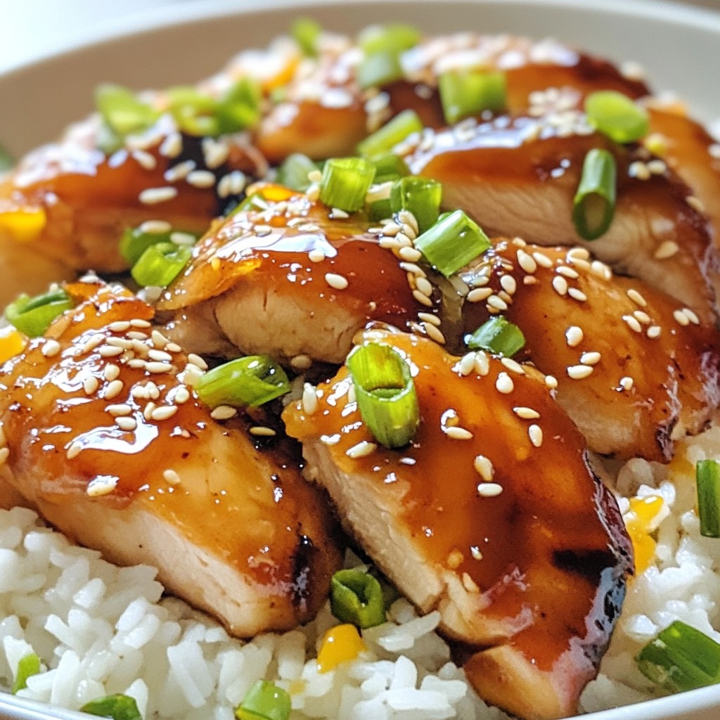 Teriyaki Glazed Chicken Thighs Easy and Flavorful Dish