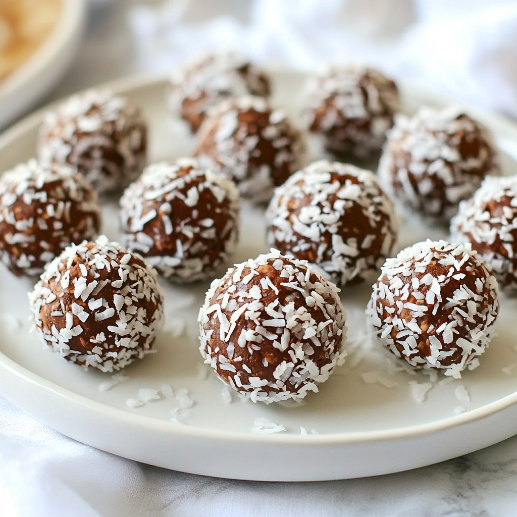 Chocolate Coconut Energy Truffles Tasty and Healthy Treat