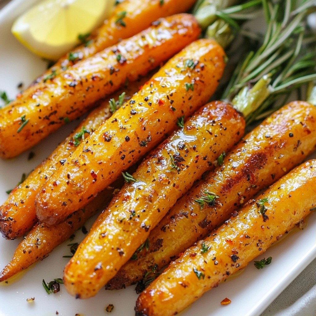 Crispy Air-Fried Rosemary Garlic Baby Carrots Delight
