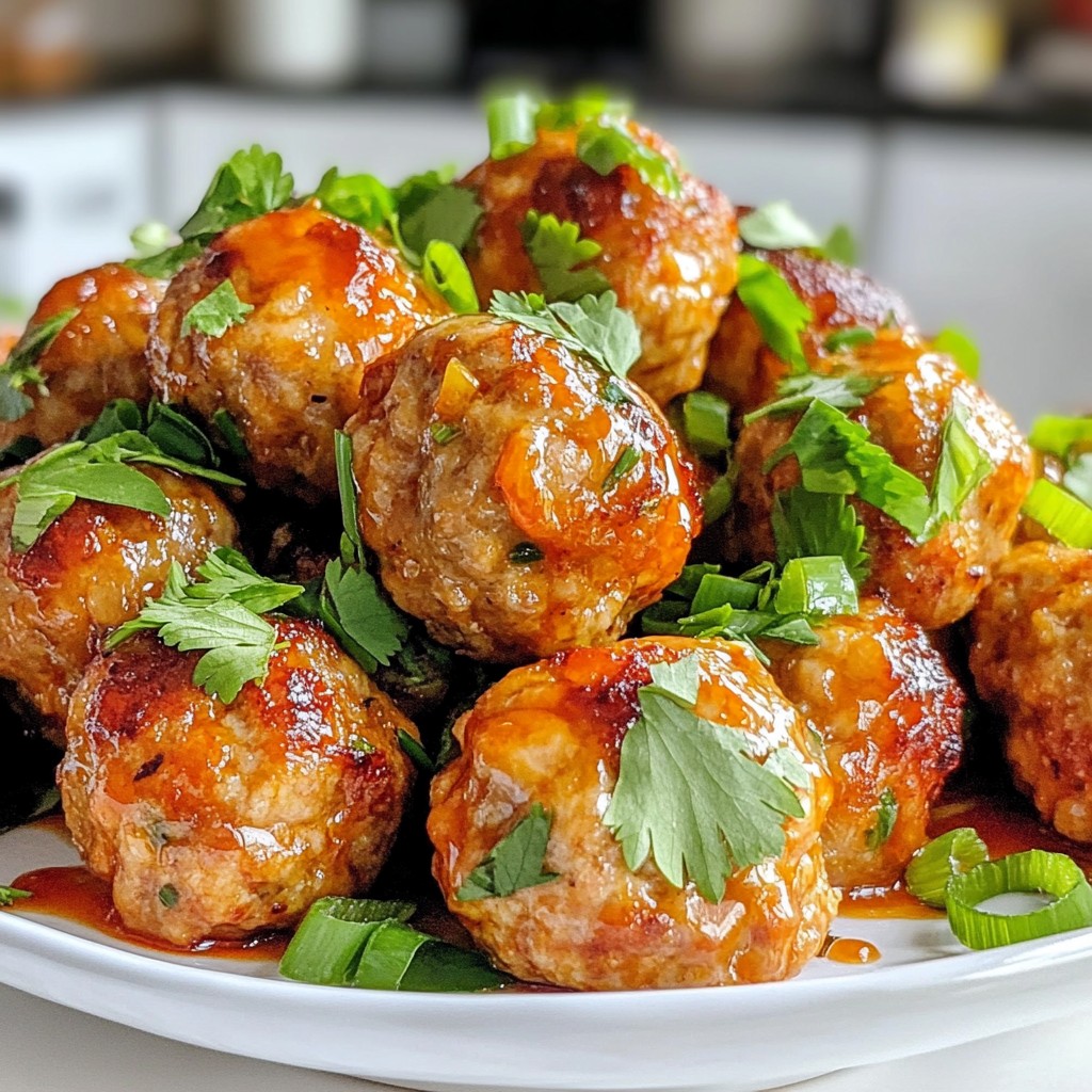 Sweet Chili Chicken Meatballs Flavorful and Easy Recipe