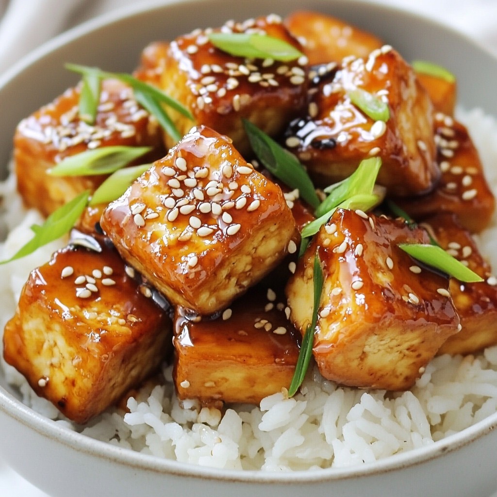 Honey Garlic Teriyaki Tofu Flavorful and Easy Recipe