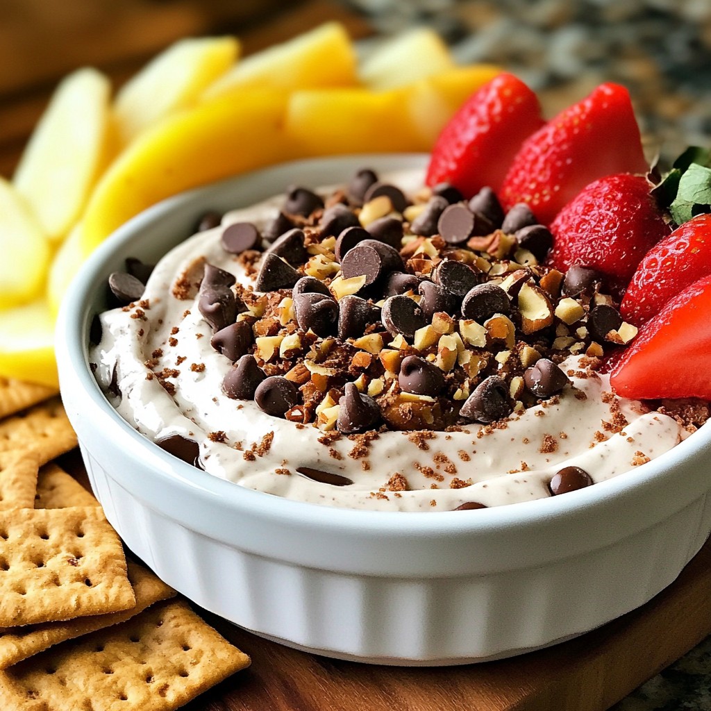Chocolate Chip Cookie Dough Dip Delightful Treat Idea