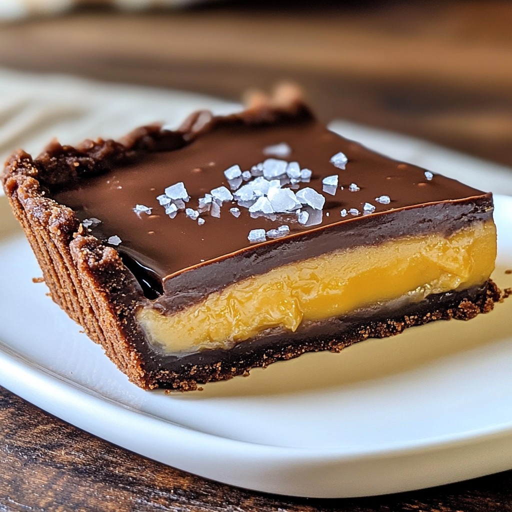 Salted Caramel Chocolate Tart Delightful Dessert Idea
