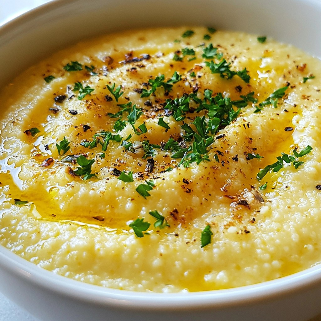 Creamy Roasted Garlic Parmesan Grits Delightful Dish