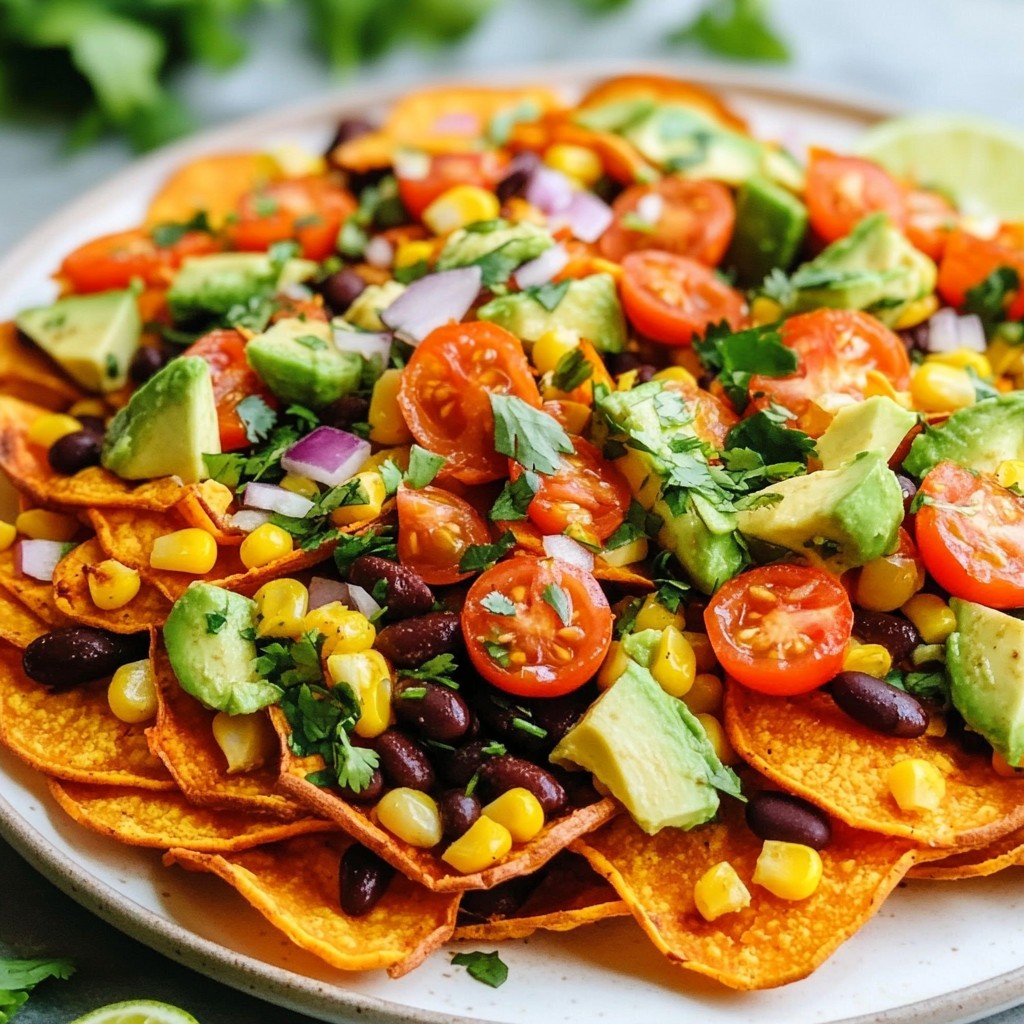 Vegan Sweet Potato Nachos Delightful and Simple Dish