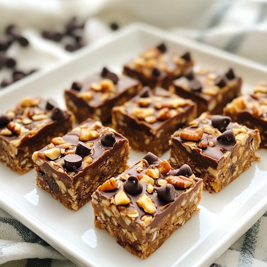 Chocolate Peanut Butter Energy Bars Healthy Fuel Boost