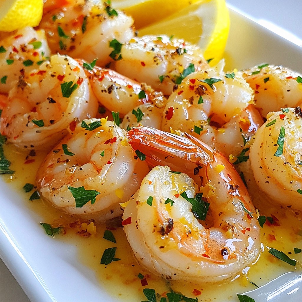 Lemon Garlic Butter Shrimp Flavorful Dinner Delight