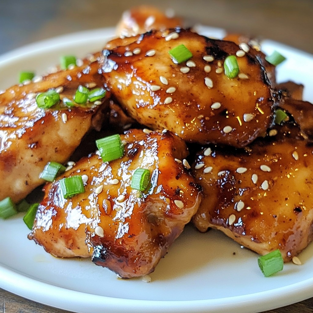 Juicy air fryer Teriyaki Chicken Breasts Recipe