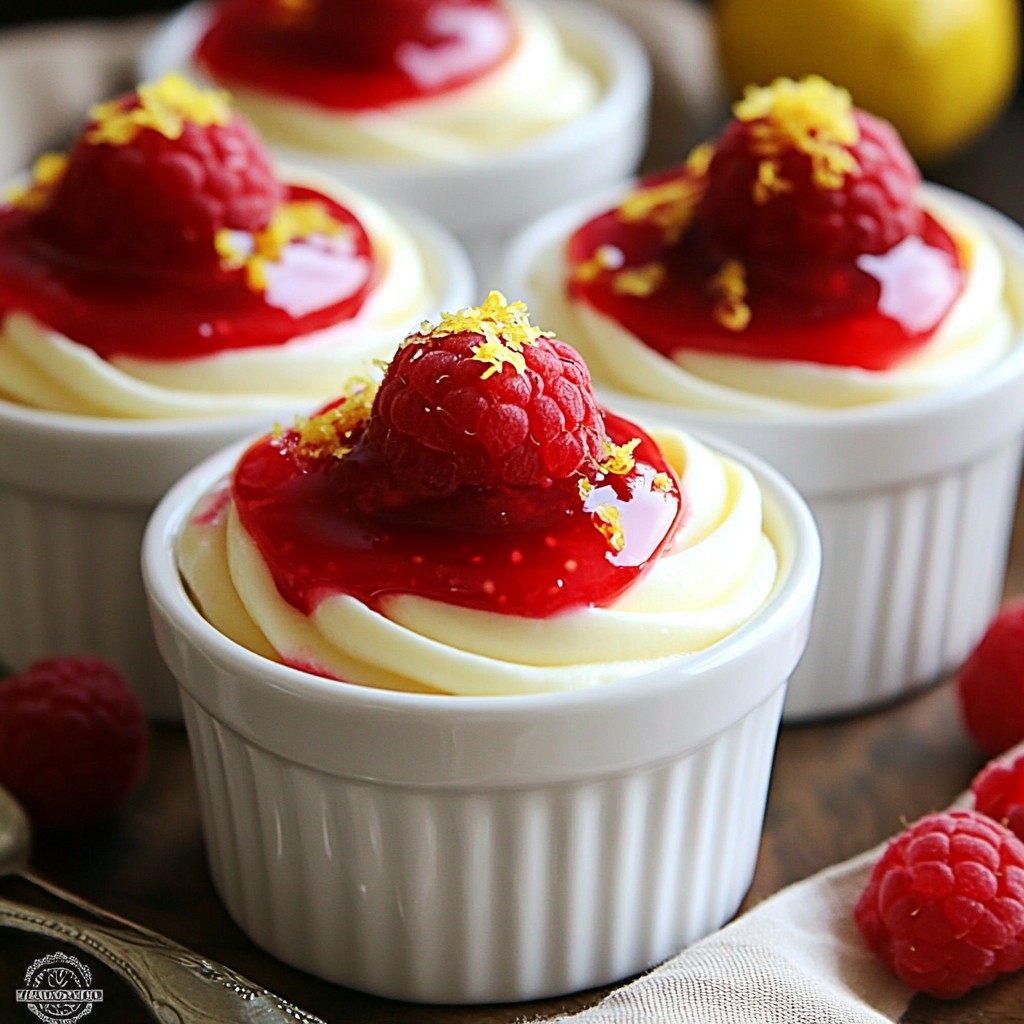 Lemon Raspberry Cheesecake Mousse Delightful Recipe