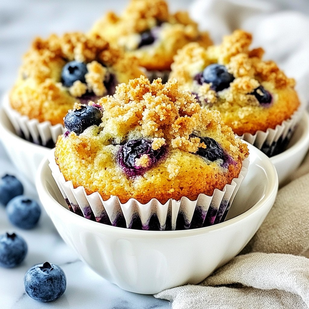 Blueberry Crumble Muffins Fresh and Flavorful Recipe