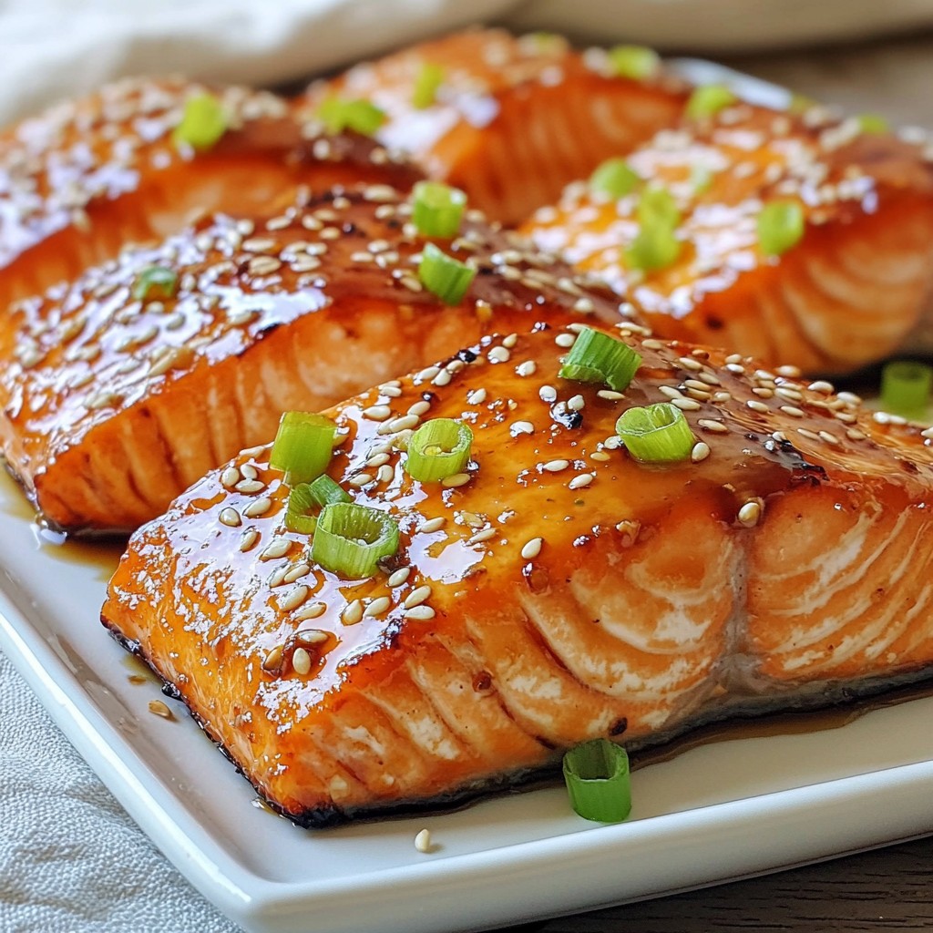 Air Fryer Honey Garlic Glazed Salmon Flavor Boost