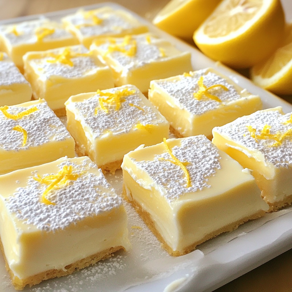 Greek Yogurt Lemon Bars Refreshing and Simple Recipe