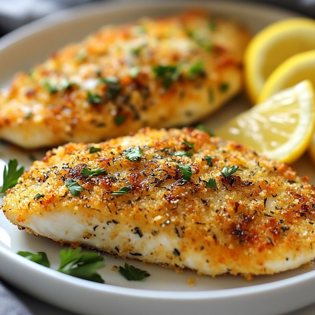 Hearty air fryer Herb-Crusted Tilapia Fillets Recipe