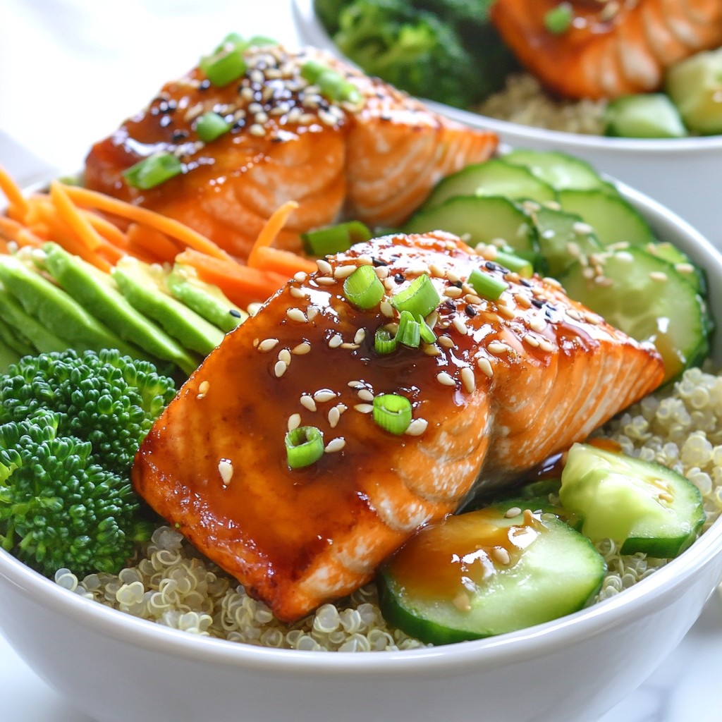 Savory Sesame Ginger Salmon Bowls Nutritious Delight