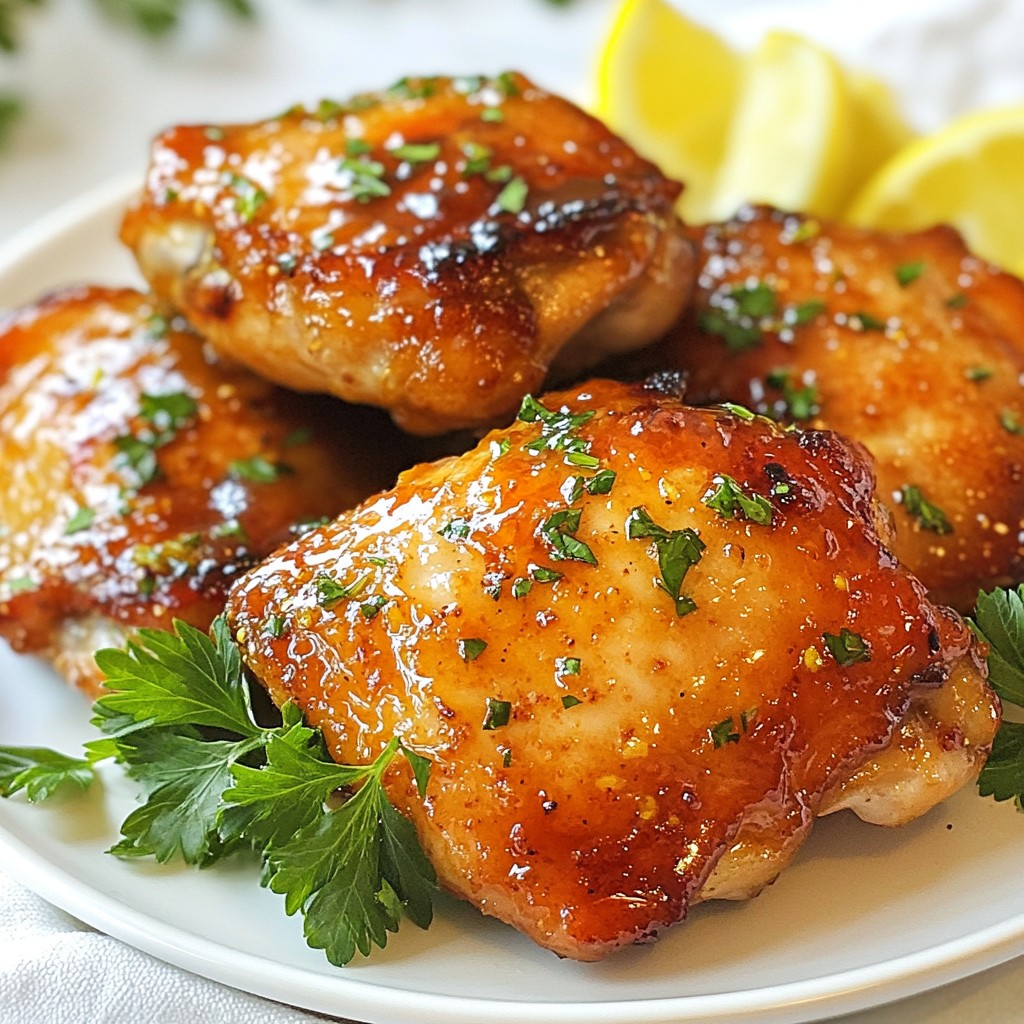 Tender Air Fryer Honey Lemon Chicken Thighs Recipe