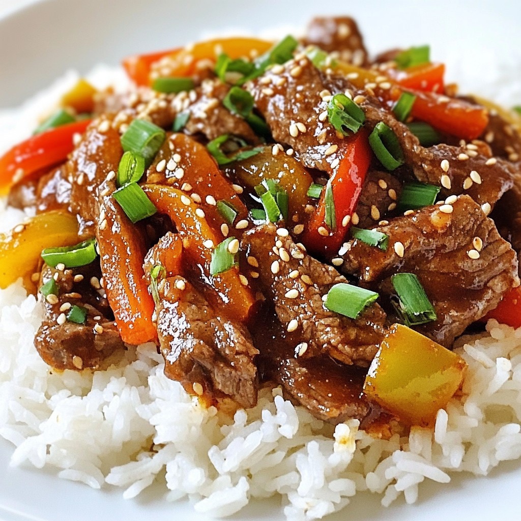 Spicy Korean Beef Stir Fry Quick and Flavorful Recipe