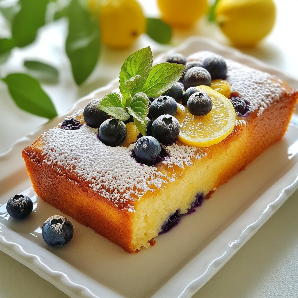 Blueberry Lemon Yogurt Loaf Simple and Tasty Recipe