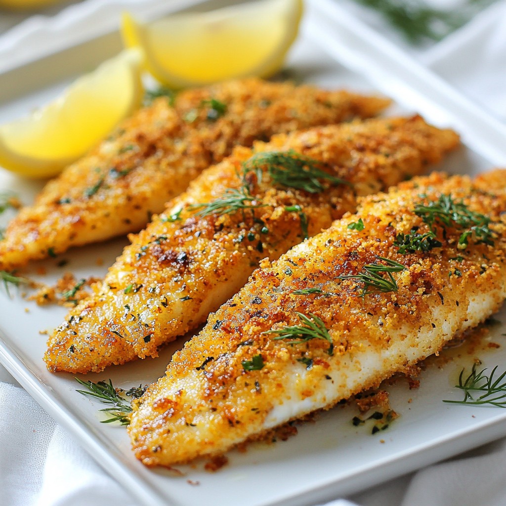 Hearty Air Fryer Herb-Crusted Tilapia Fillets Delight