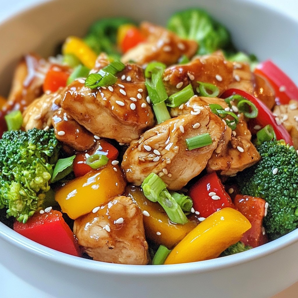 Teriyaki Chicken Stir Fry Tasty and Simple Recipe