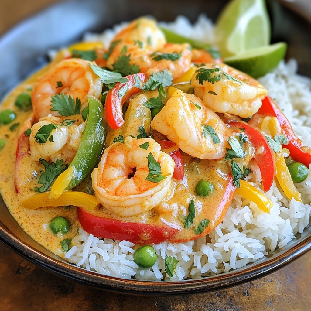 Coconut Curry Shrimp Flavorful and Easy Dinner Dish