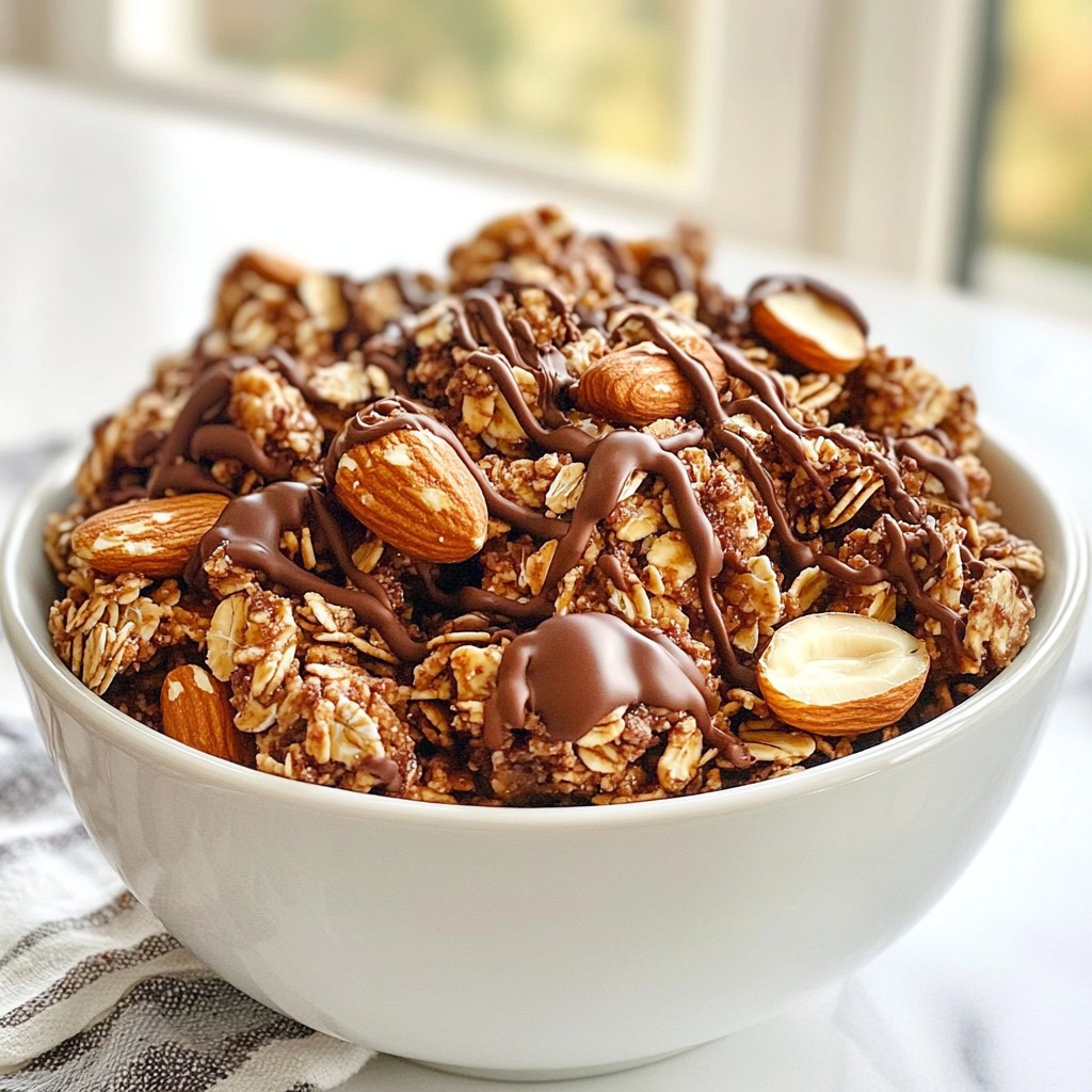 Peanut Butter Chocolate Granola Simple and Tasty Snack